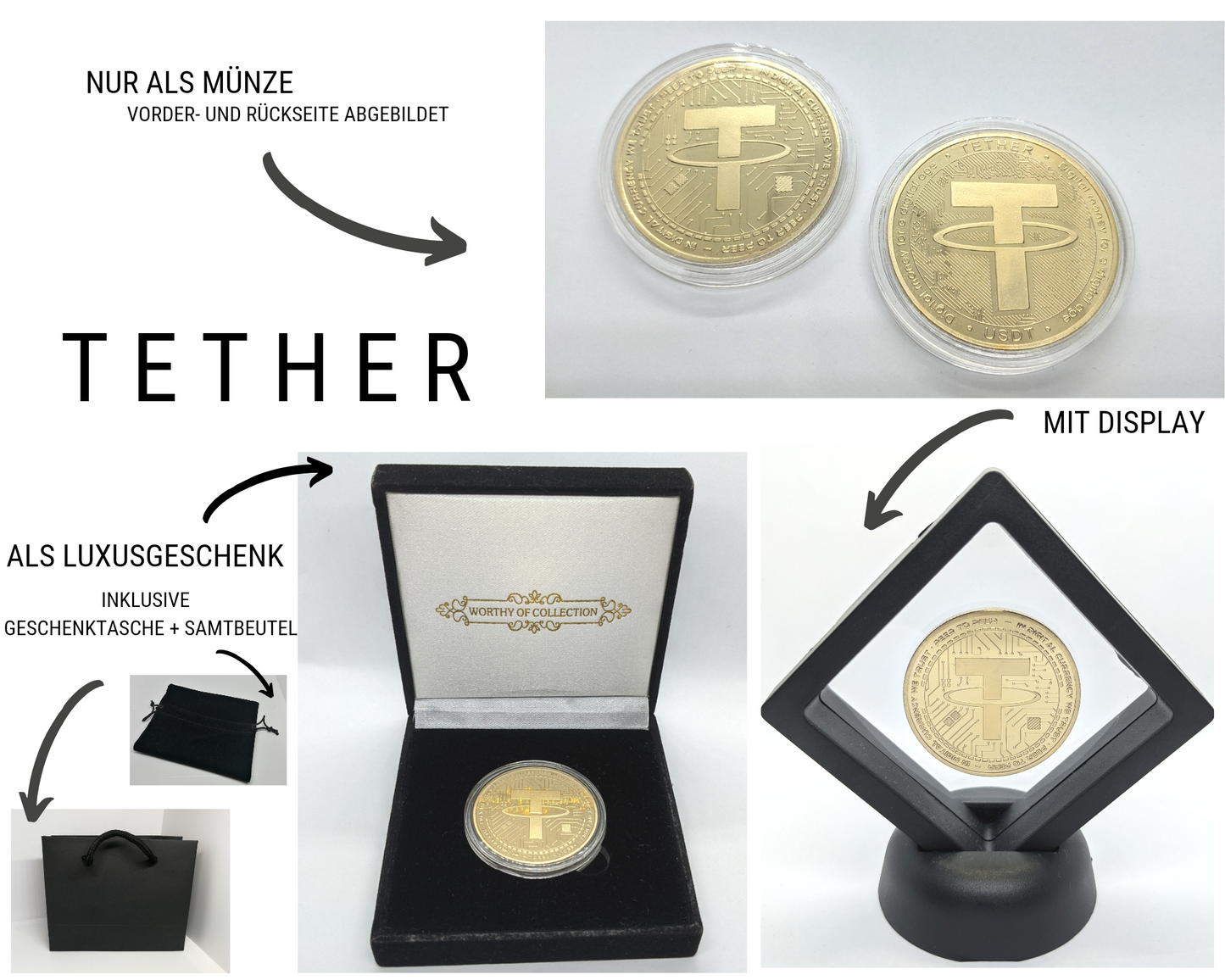 Tether USDT Kryptomünze