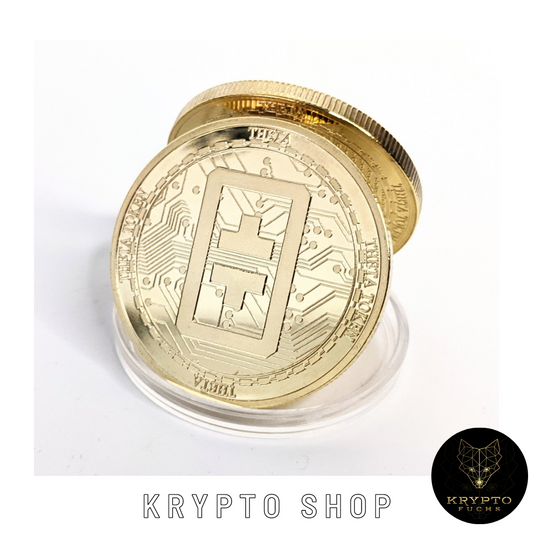 Theta Network Kryptomünze – Rückseite | KryptoFuchs