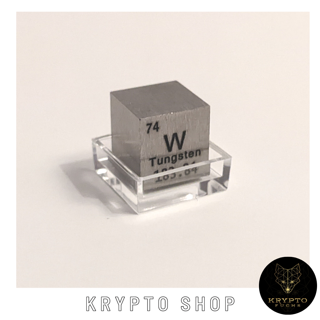 Tungsten Cube, Wolfram Würfel 99.95% – Ansicht 7 | KryptoFuchs