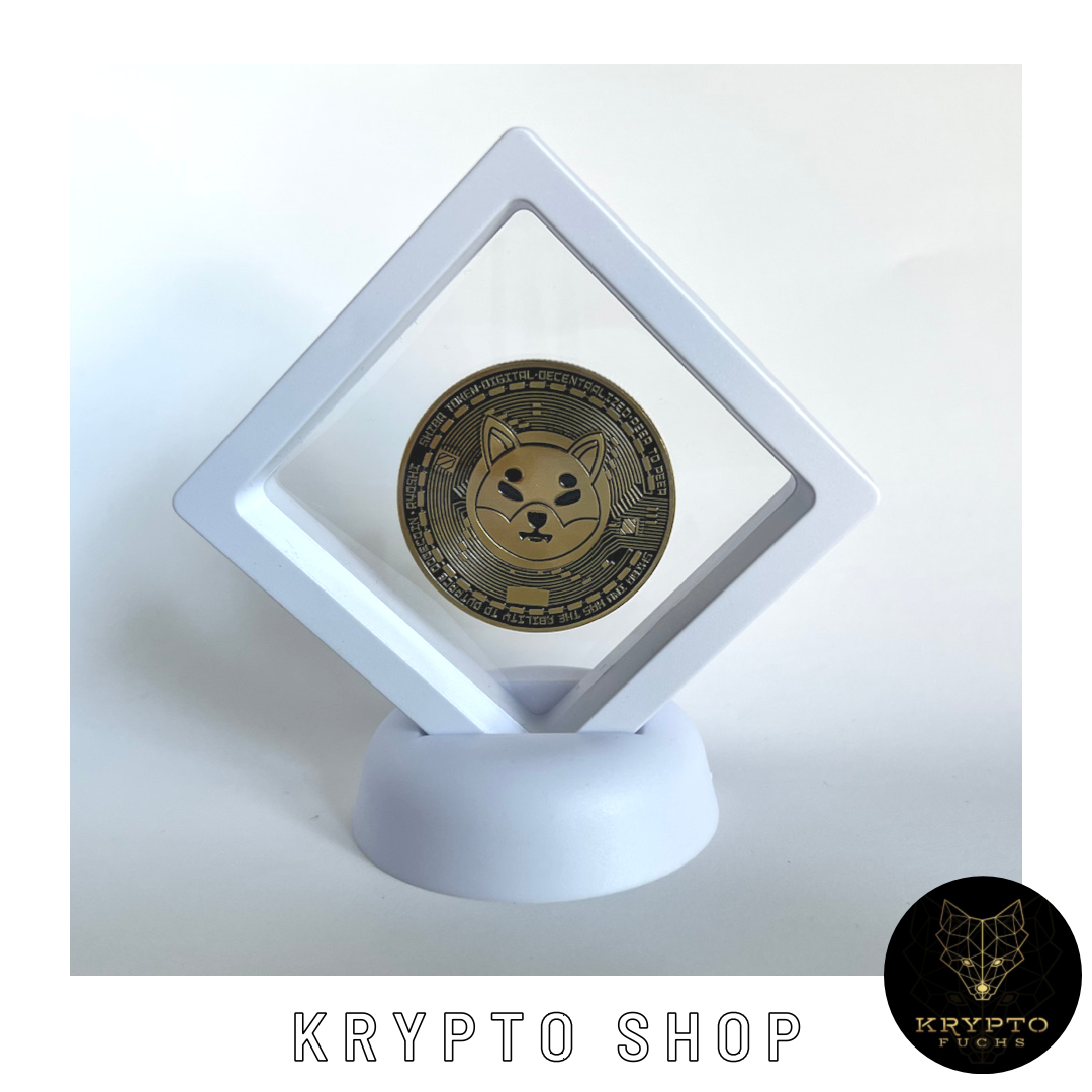 Shiba Inu SHIBA bicolor Kryptomünze 2021 Edition