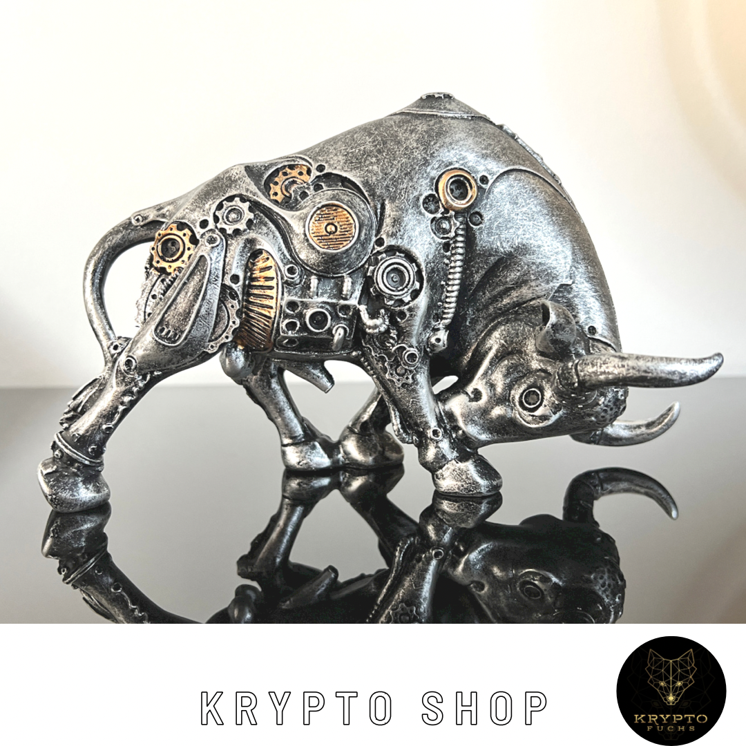 Bitcoin Bulle Miami Krypto 2022 BTC Skulptur