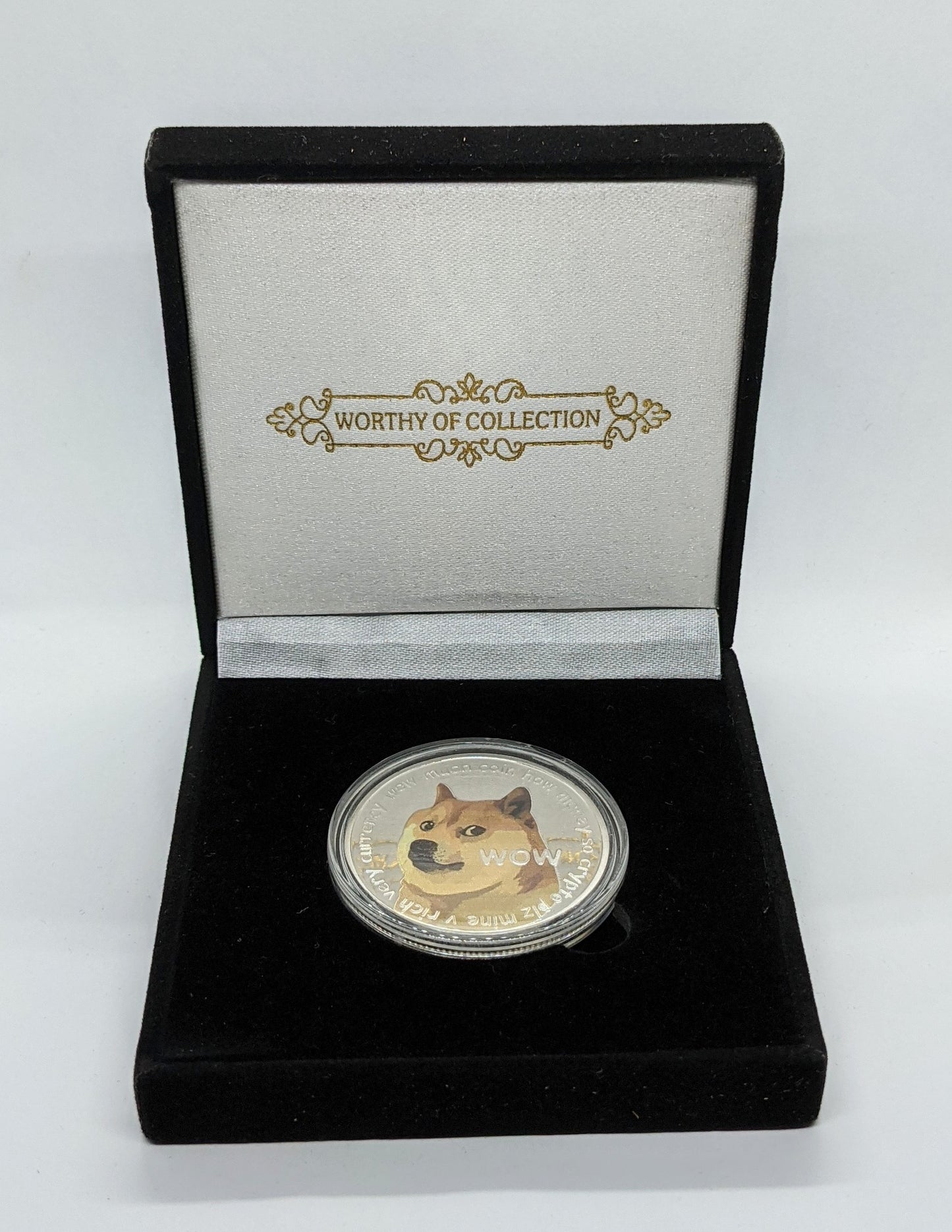 Dogecoin DOGE bicolor Kryptomünze