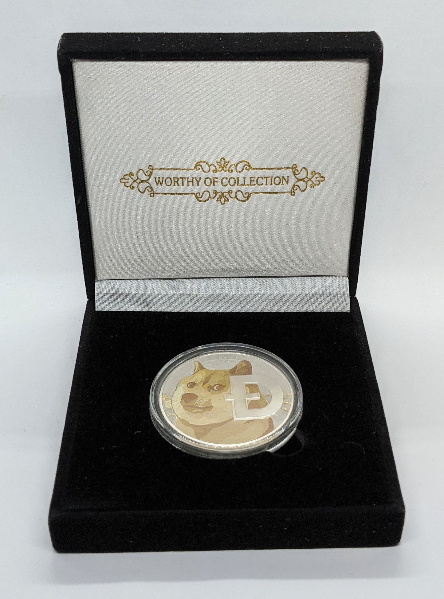 Dogecoin DOGE bicolor Kryptomünze