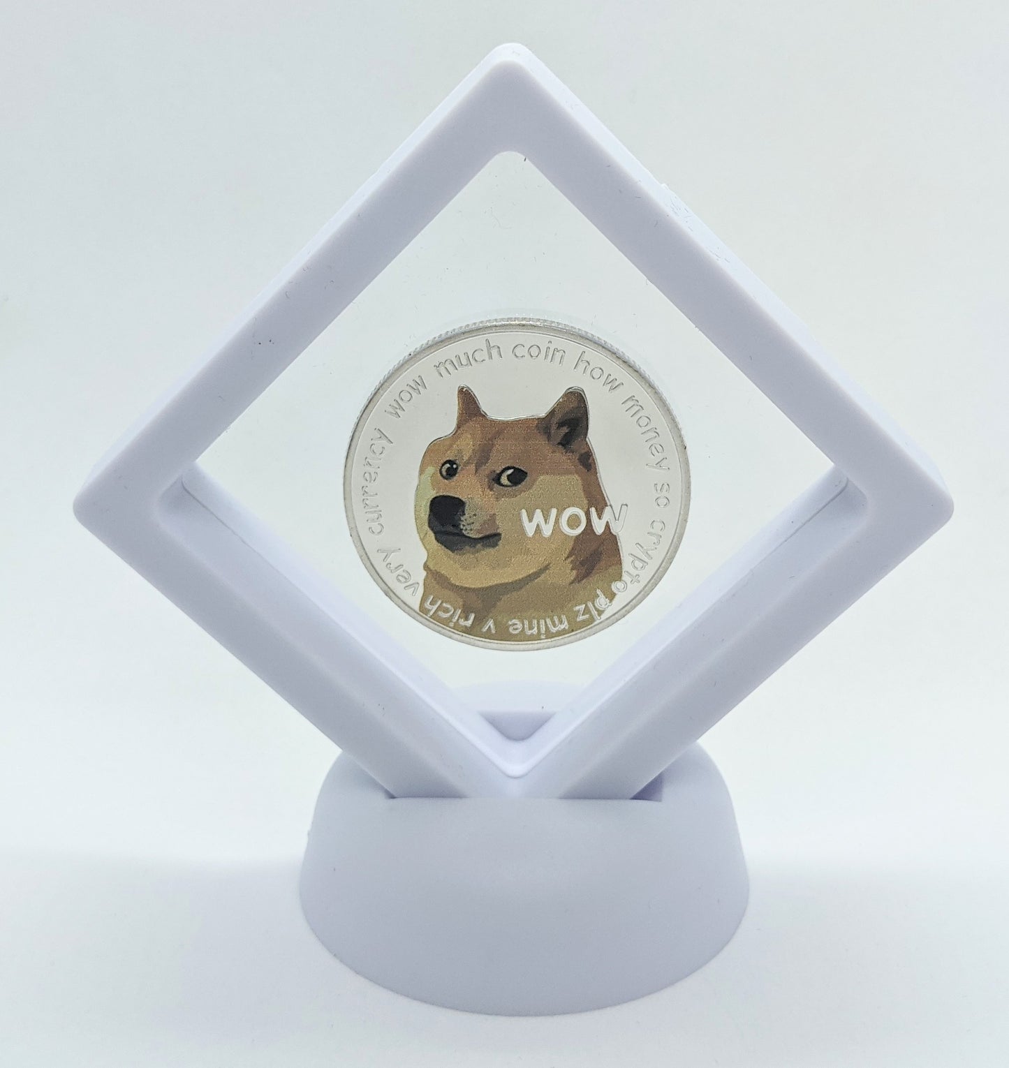 Dogecoin DOGE bicolor Kryptomünze