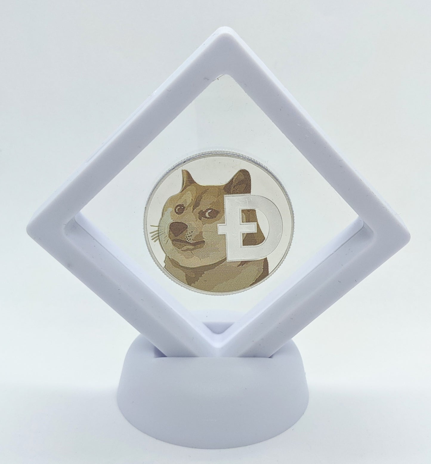 Dogecoin DOGE bicolor Kryptomünze