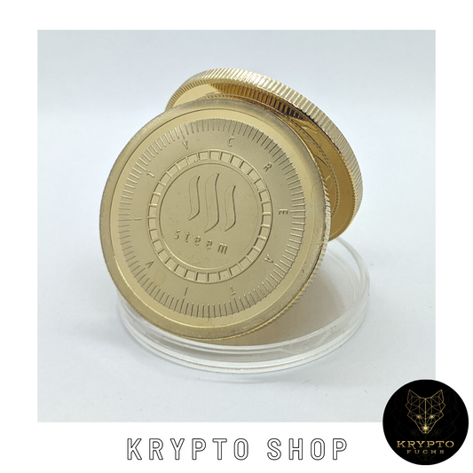 Steem Kryptomünze – Rückseite | KryptoFuchs
