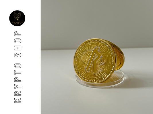 Thorchain RUNE Kryptomünze – aufgestellte Münze | KryptoFuchs