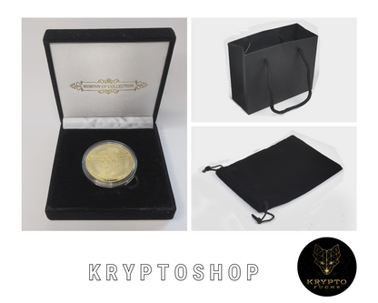 Ripple XRP Kryptomünze 2021 Edition – Gold als Luxusgeschenk-Set | KryptoFuchs
