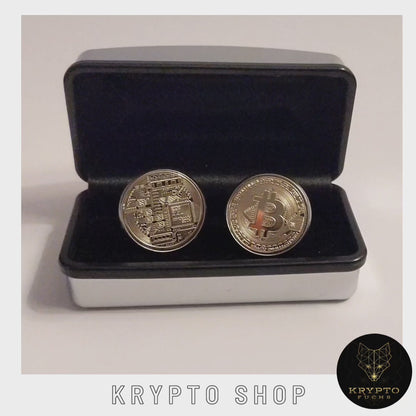 Bitcoin Manschettenknöpfe