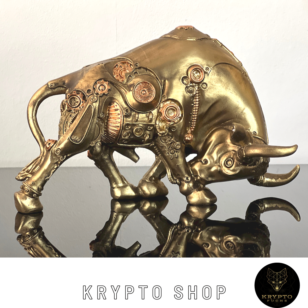 Bitcoin Bulle Miami Krypto 2022 BTC Skulptur