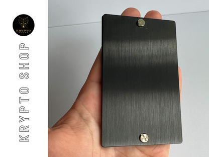 Krypto Recovery Phrase Backup mit Gravurstift