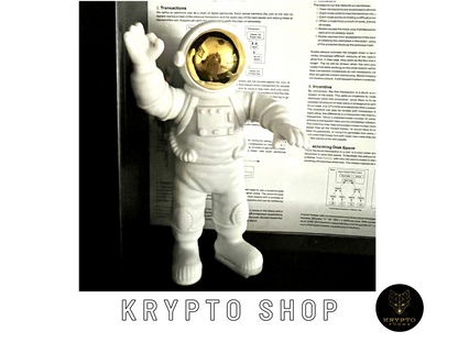 Krypto-Kunst "Bitcoin BTC Satoshi Nakamoto Whitepaper"