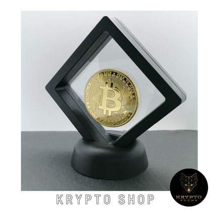 Bitcoin BTC Kryptomünze – Rückseite | KryptoFuchs