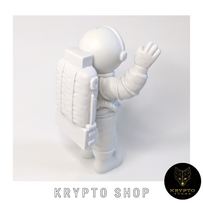 Krypto Astronaut – Seitenansicht links | KryptoFuchs