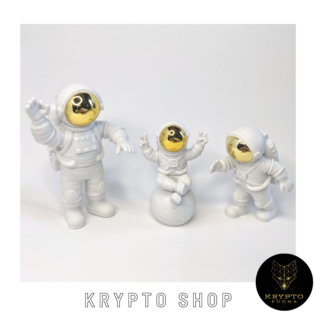 Krypto Astronaut – Vorderseite | KryptoFuchs