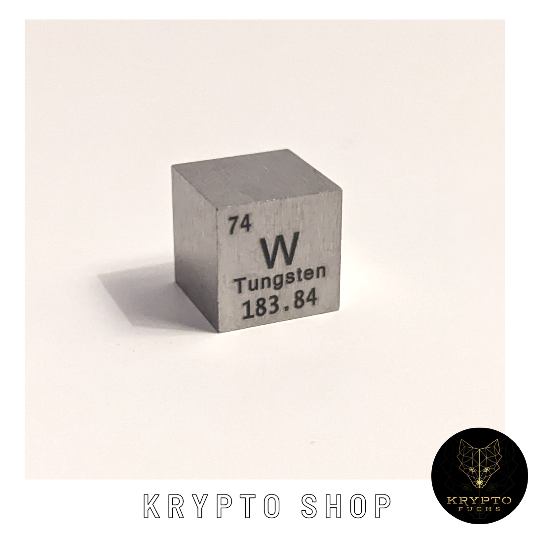 Tungsten Cube, Wolfram Würfel 99.95% – Ansicht 4 | KryptoFuchs