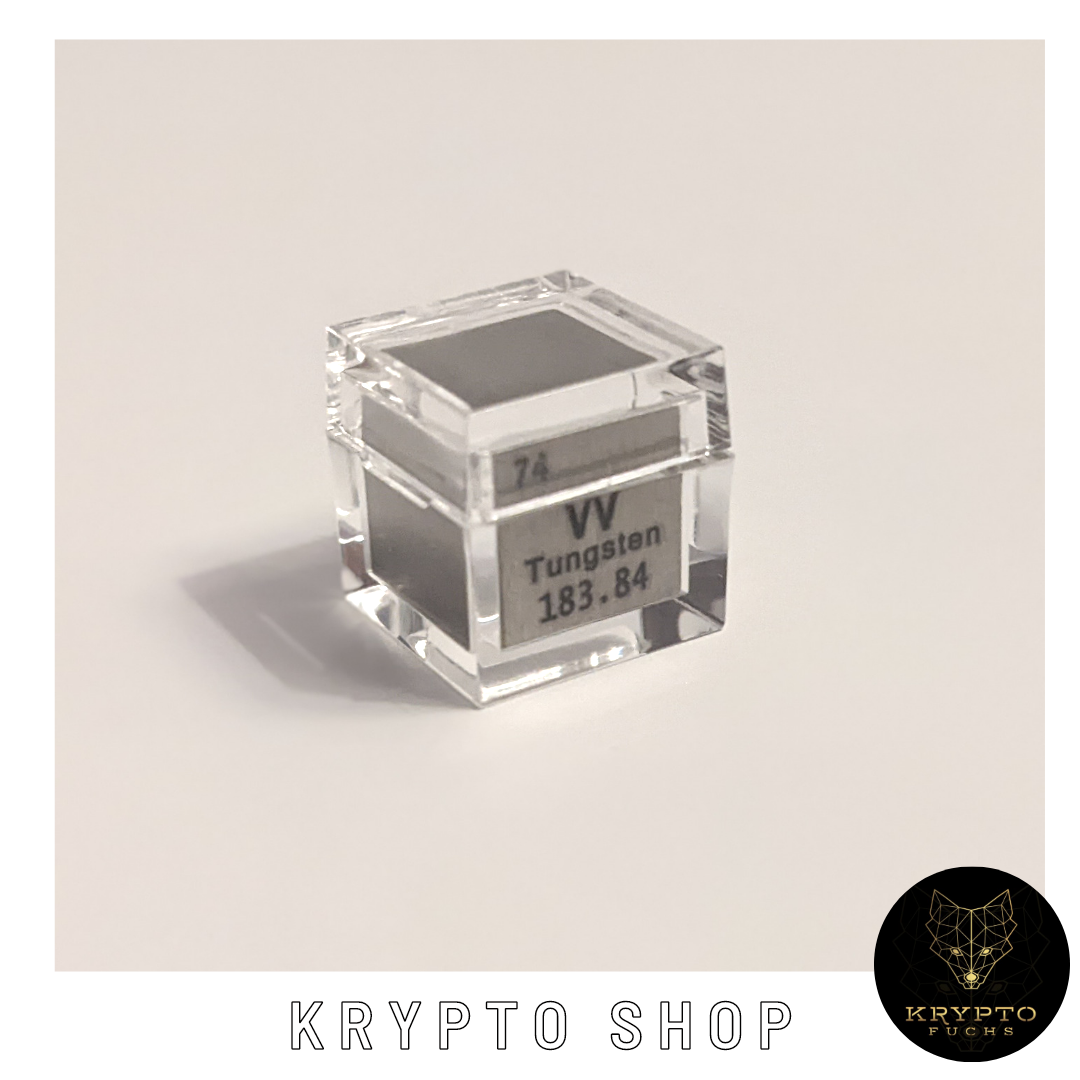 Tungsten Cube, Wolfram Würfel 99.95% – Ansicht 6 | KryptoFuchs