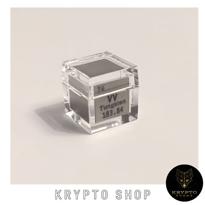 Tungsten Cube, Wolfram Würfel 99.95% – Ansicht 6 | KryptoFuchs