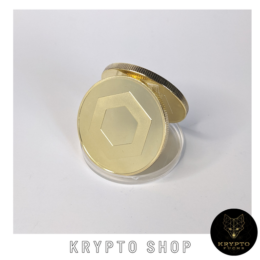 Chainlink LINK Kryptomünze – Rückseite | KryptoFuchs