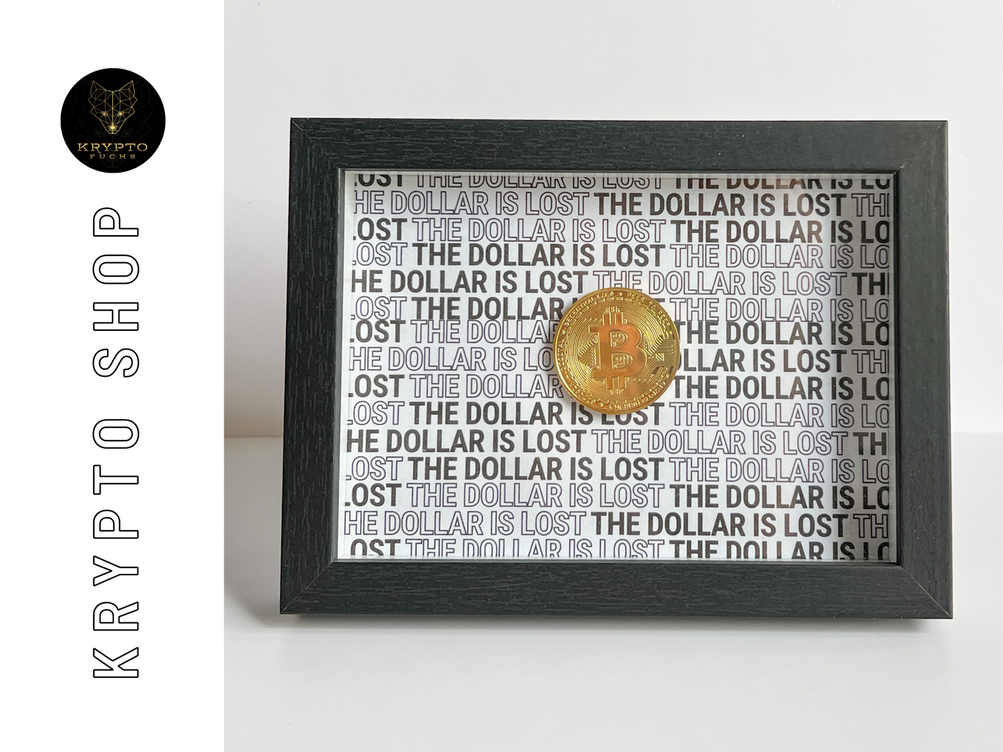 Krypto Kunst "The Dollar is lost" – Produktbild 3 | KryptoFuchs