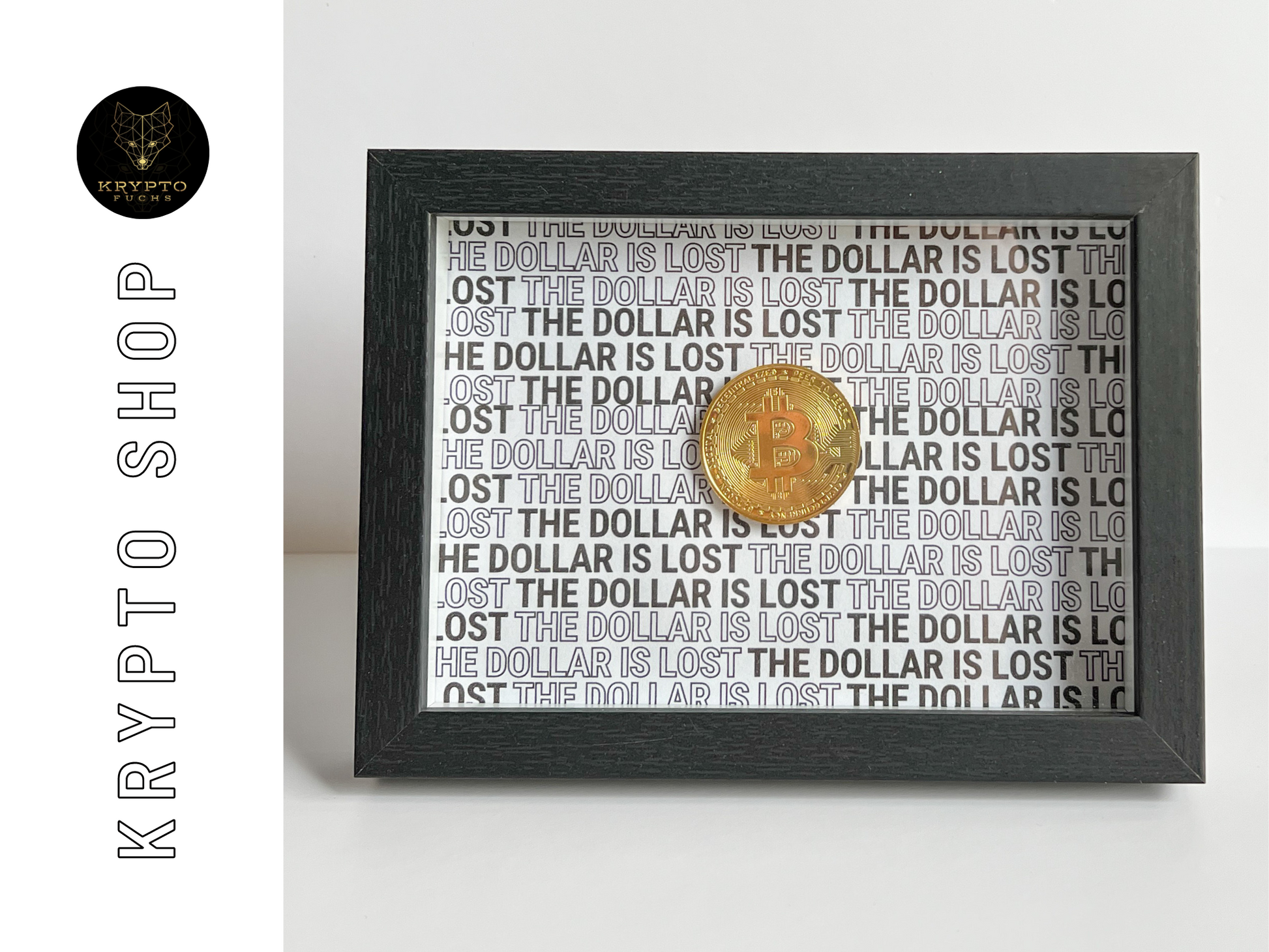 Krypto Kunst "The Dollar is lost" – Produktbild 3 | KryptoFuchs