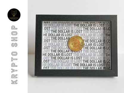 Krypto Kunst "The Dollar is lost"