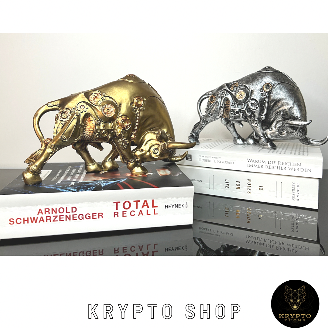 Bitcoin Bulle Miami Krypto 2022 BTC Skulptur