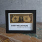 Krypto Kunst "Every Millionaire starts with one Dollar"