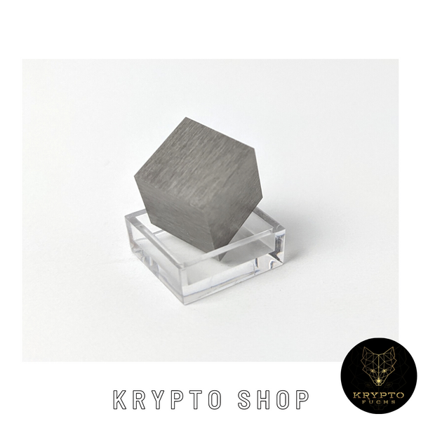 Tungsten Cube, Wolfram Würfel 99.95% – Vorderseite | KryptoFuchs