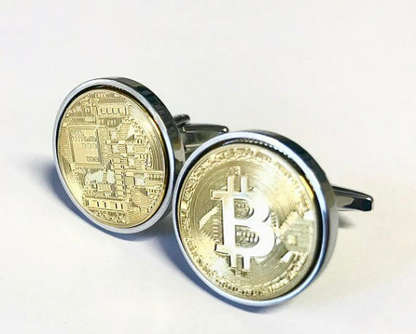 Bitcoin Manschettenknöpfe – Ansicht 5 | KryptoFuchs