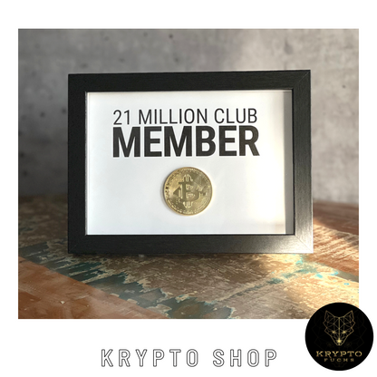 Krypto Kunst "21 Millionen Club Member"