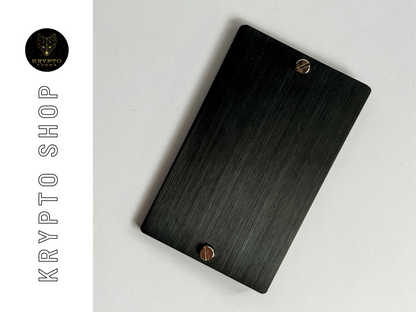 Krypto Recovery Phrase Backup mit Gravurstift