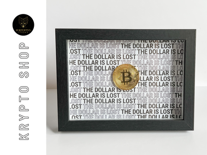 Krypto Kunst "The Dollar is lost"