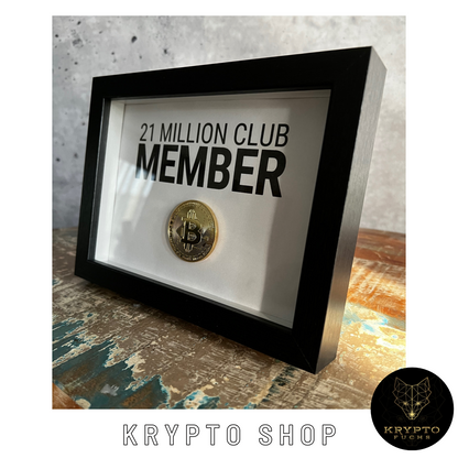 Krypto Kunst "21 Millionen Club Member"