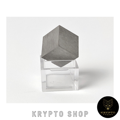 Wolfram Würfel 99,95% – Draufsicht | KryptoFuchs