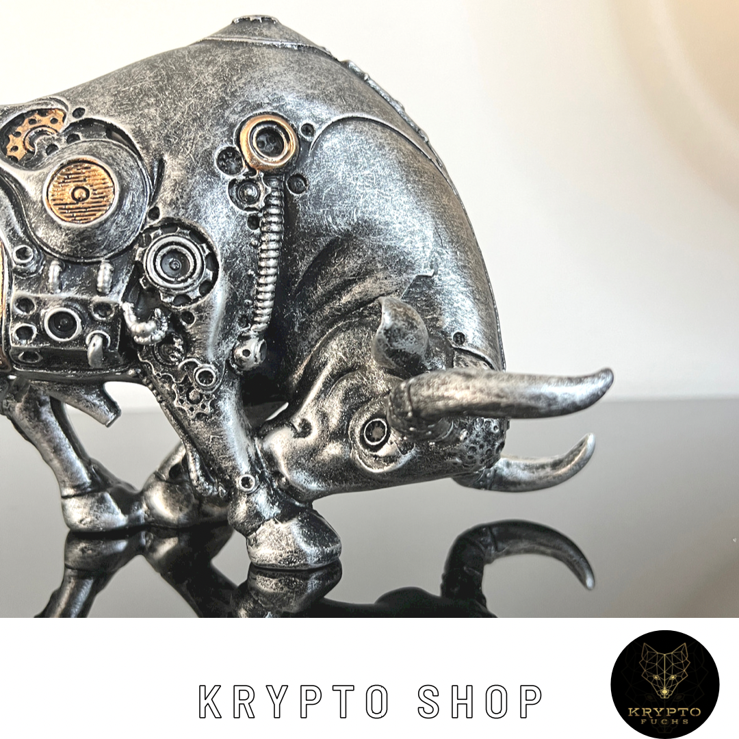 Bitcoin Bulle Miami Krypto 2022 BTC Skulptur