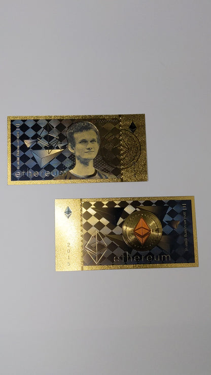 Ethereum ETH Krypto Banknote