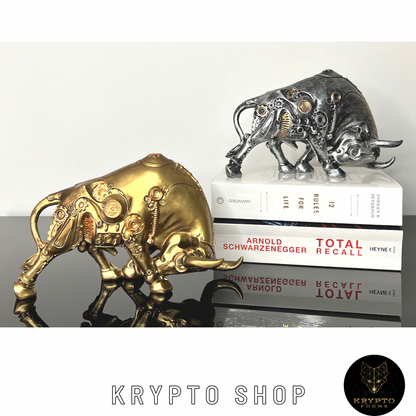 Bitcoin Bulle Miami Krypto 2022 BTC Skulptur