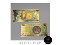 Bitcoin BTC Krypto Banknote