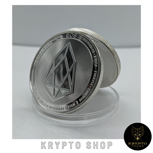 EOS Kryptomünze – Münze in Schutzkapsel | KryptoFuchs