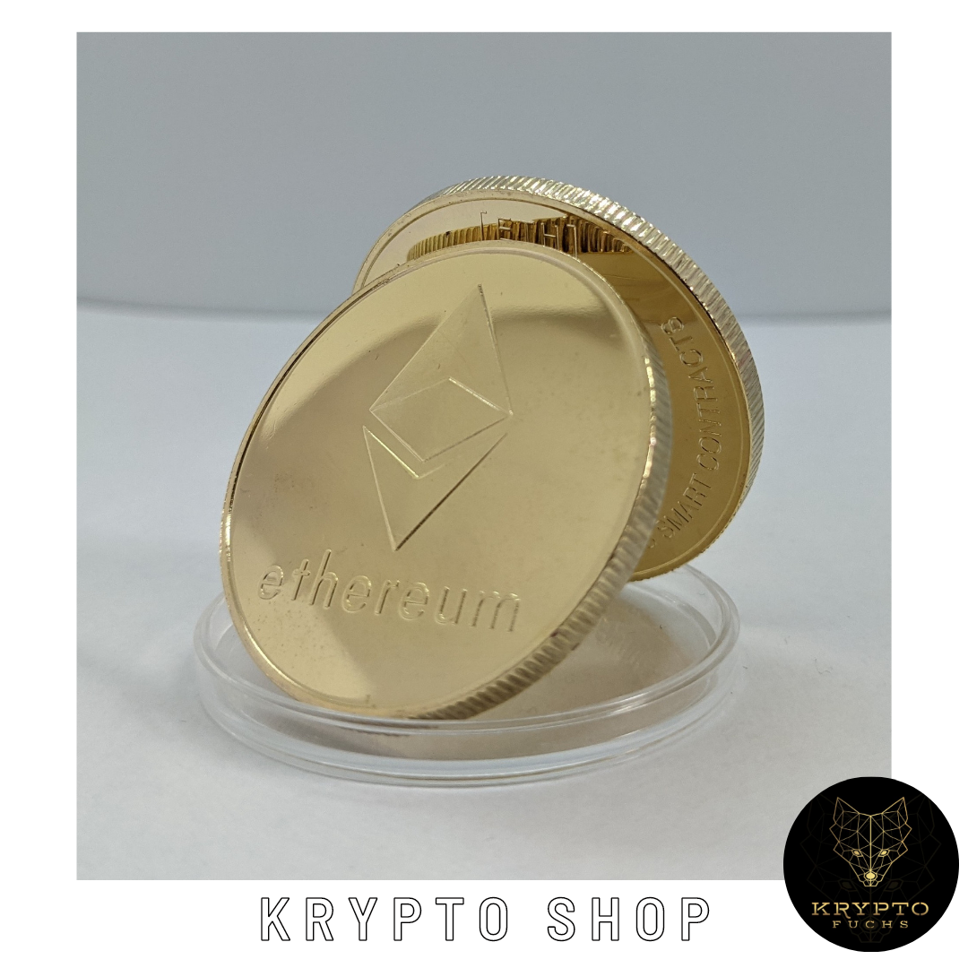 Ethereum ETH Kryptomünze – Vorderseite | KryptoFuchs