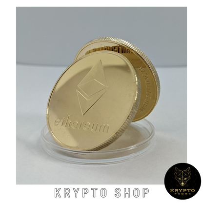 Ethereum ETH Kryptomünze – Vorderseite | KryptoFuchs