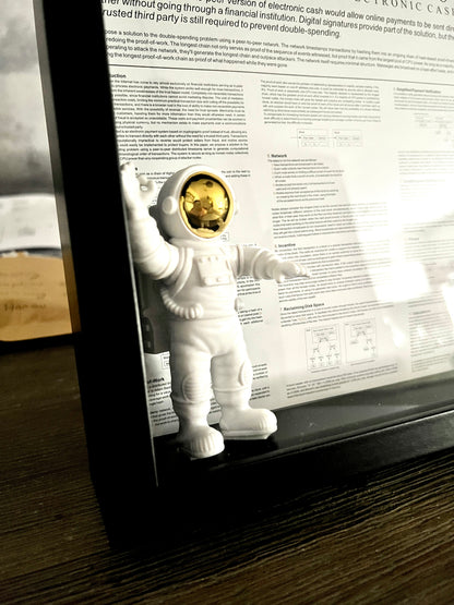 Krypto-Kunst "Bitcoin BTC Satoshi Nakamoto Whitepaper" – Ansicht 17 | KryptoFuchs