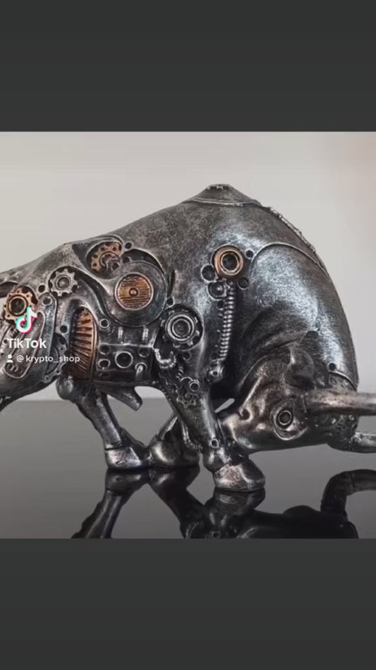 Bitcoin Bulle Miami Krypto 2022 BTC Skulptur – Rückseite | KryptoFuchs