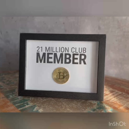 Krypto Kunst "21 Millionen Club Member"