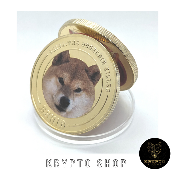 Shiba Inu SHIBA bicolor Kryptomünze
